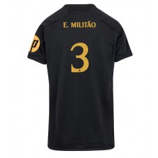 Real Madrid Eder Militao #3 Tredjedrakt Kvinner 2023-24 Kortermet